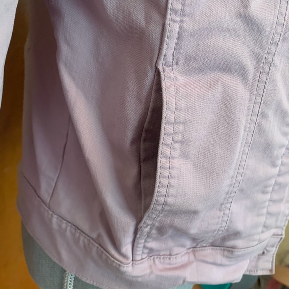 Lilac Denim Jean Jacket - Picture 3 of 7